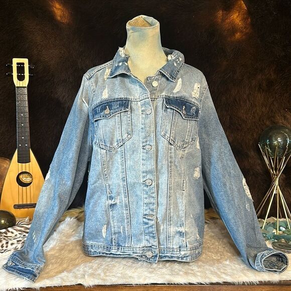 One 5 One denim jacket 2X (2575) - Picture 1 of 7